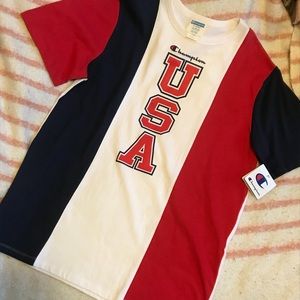 Champion Life USA Colorblock Men’s Heritage Tee